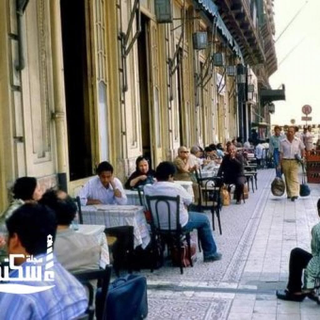 Imperial Cafeteria next to Cecil Hotel Alexandria 1970s كافيتريا امبريال بجوار فندق سيسيل . الاسكندرية - السبعينيات
