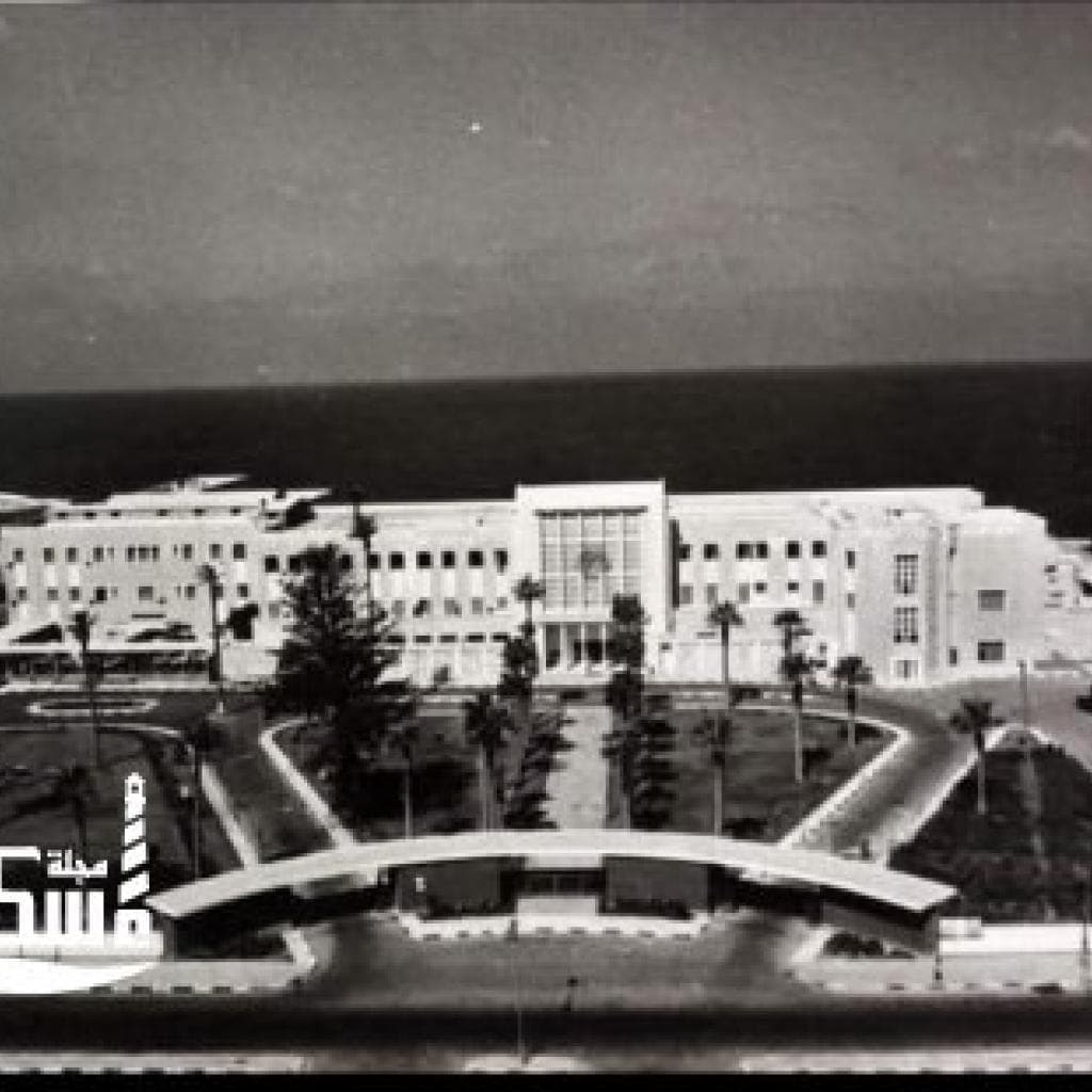 فندق و كازينو سان ستيفانو القديم ،،، من جهة الترام بالإسكندرية