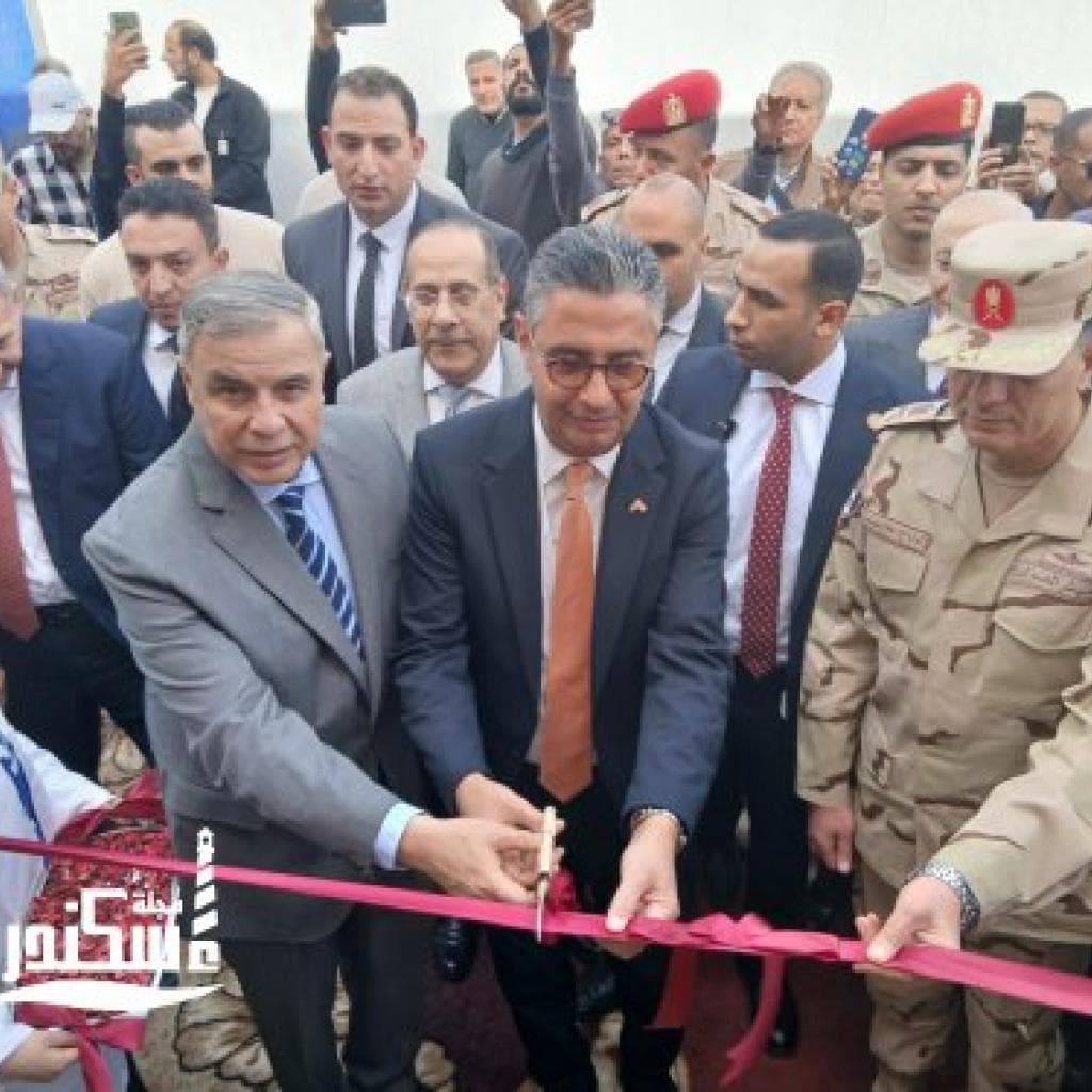 وزير التموين و التجارة الداخلية و محافظ الاسكندرية يفتتحان معرض أهلا رمضان بمحطة مصر