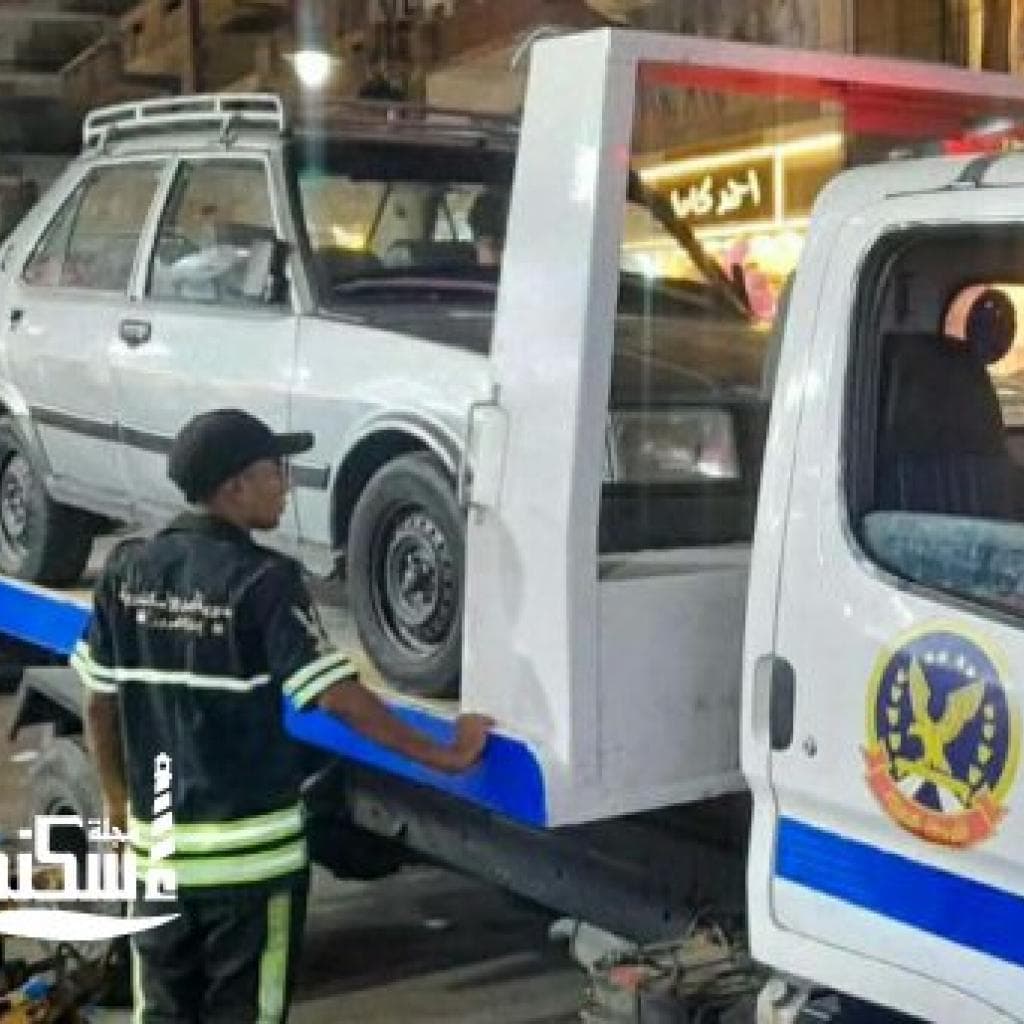 حملة مرور إسكندرية لضبط المخالفين وإغلاق شارع خالد بن الوليد لتحويله لممشى سياحي