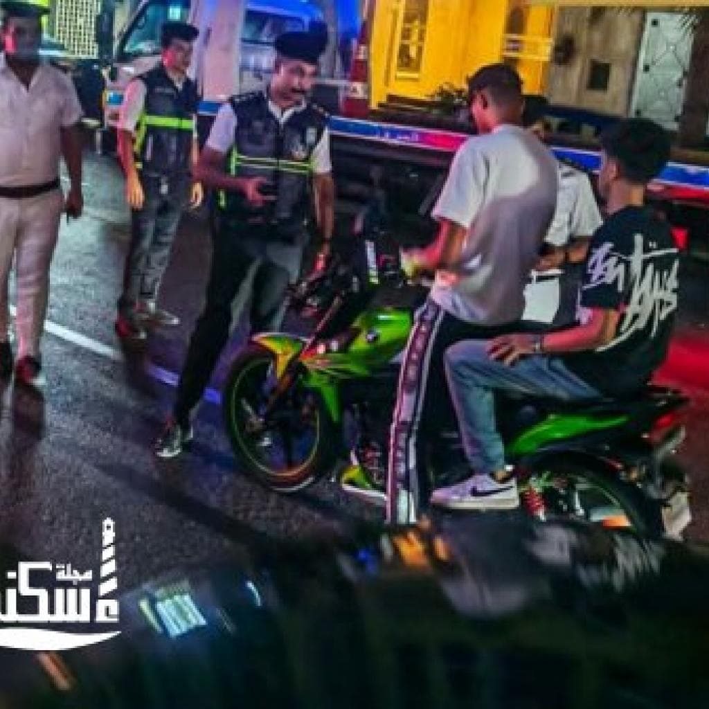 حملات مرور ليلية مكبرة ورفع سيارات الانتظار الخاطئ بشارع النقل والهندسة بسموحة