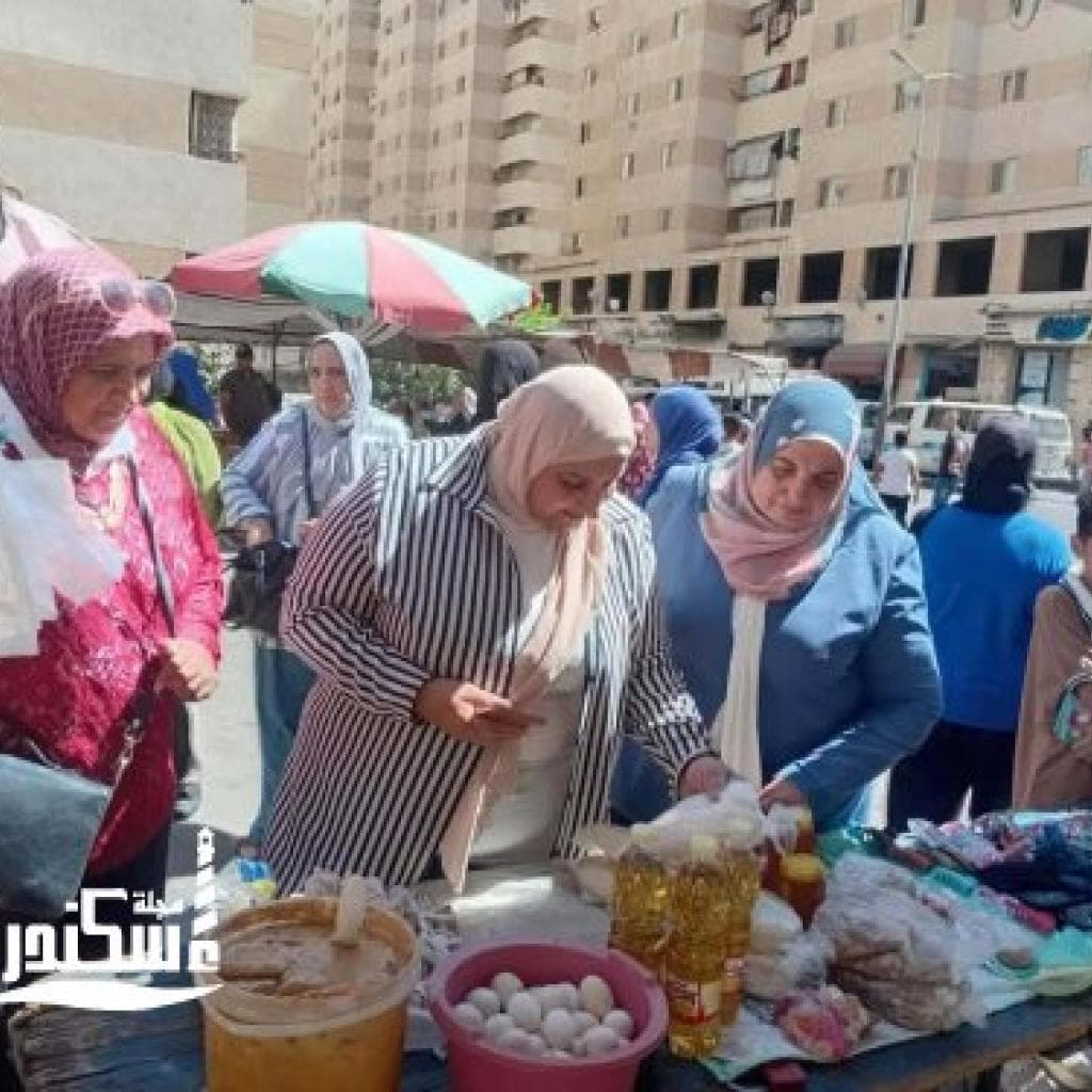 رئيس حي غرب تشهد اليوم الثاني لسوق اليوم الواحد ببشاير الخير ٣ و ٥ بالقباري
